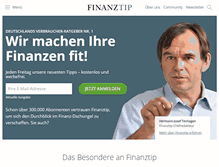 Tablet Screenshot of finanztip.de